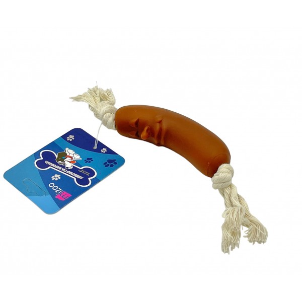 ΠΑΙΧΝΙΔΙ ΣΚΥΛΟΥ ΛΟΥΚΑΝΙΚΟ ΜΕ ΣΧΟΙΝΙ 17X3CM